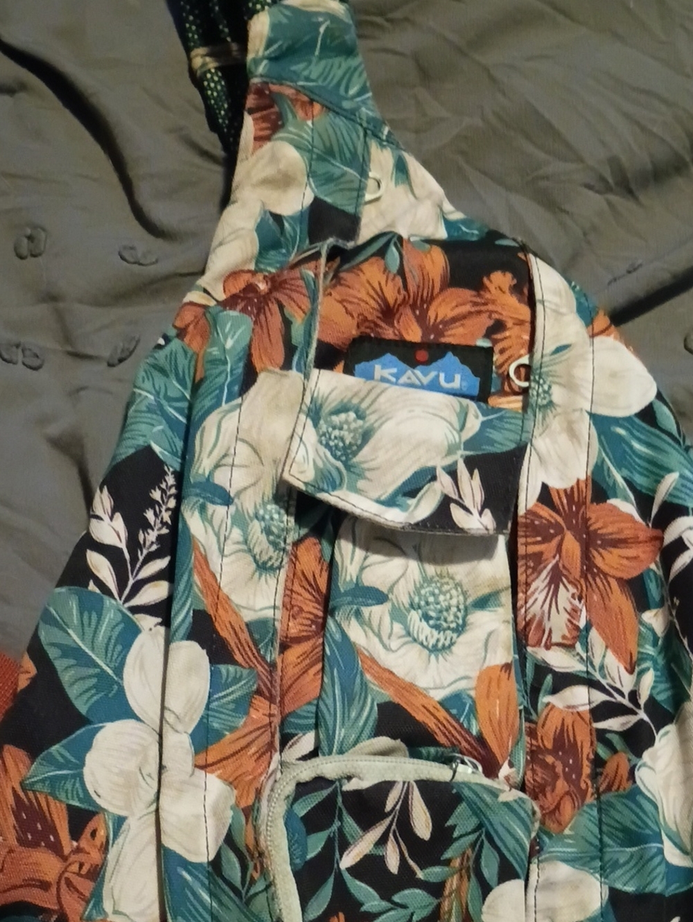 Kavu Floral Sling Bag Rare Colors